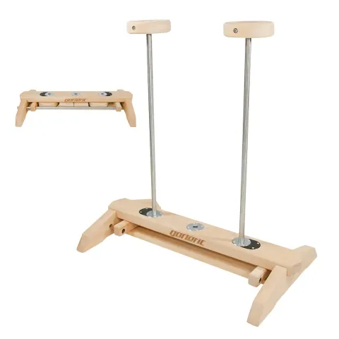 Gorletic Canes Elite 2.0, 60 cm handstand canes on a wooden base