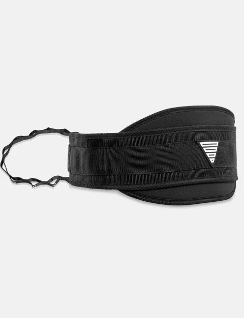 Gornation Premium Dip Belt, black padded belt with rope loop