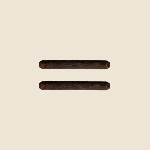 Barres Peisma, a pair of black 30 cm replacement bars
